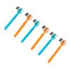 IWOWHERO 6pcs Professional Eyebrow Kit Razor Brush Comb Shaper Gentle Hair Removal Face Trimmer for Men Women Shaving Razors view 1