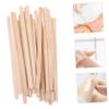 DEARMAMY 100pcs Wooden Sticks for Hair Removal Thick Edge Applicators for Waxing and Eyebrow Shaping Durable Wooden Material Versatile Use for Personal Care view 2
