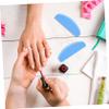CALLARON 20pcs Mini Nail File Sponge Strips Nail Art Tools Polishing Strips Pink for Safe for Natural Artificial view 4
