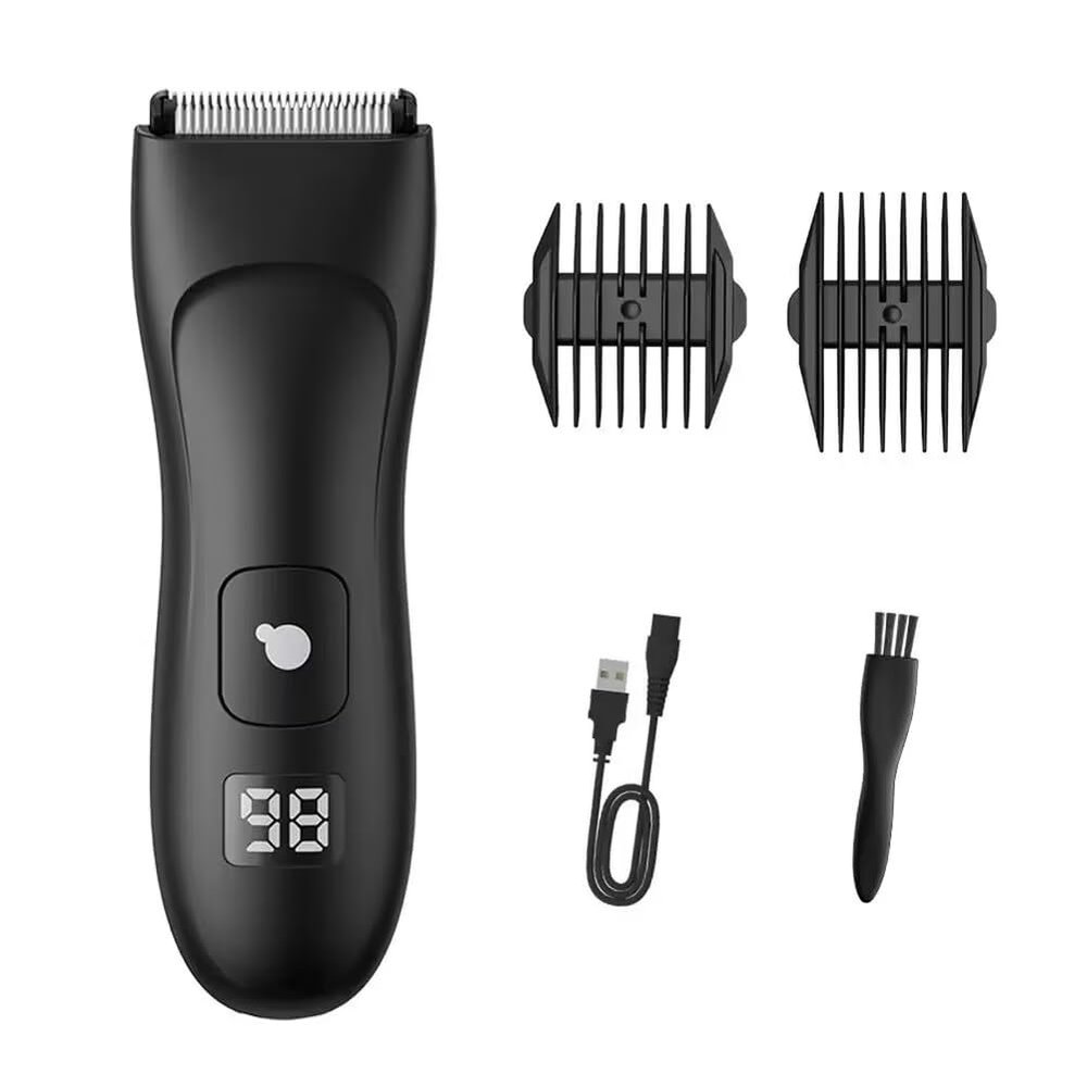 VUPETHOR Body Hair Trimmer for Men and Women, Electric Razors Bikini Trimmer Beard Shaver Body Groomer and Beard Shaver for Legs Arms Pubic Hair Removal Hair Clipper