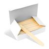 SKISUNO 100pcs Wooden Waxing Spatulas Disposables for Wax Stick Earwax Removal Tools Professional Home Use Odorless Skin-friendly view 3