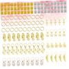 BIUDECO 140pcs Metal Dreadlock Hair Accessories Hollow-out Cuffs Beads Clips Hair Tube Ring for Wig and Braid Styling view 4