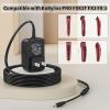 12V Trimmer Charger Replacement Fit for BaByliss PRO FX3 FXX3T Cordless Hair Trimmer Power Cord AC Adapter for BaBy liss PRO FX 3 FXX3C FX3C FX 3C for BabylissPro DSA-12PF09-12FUS 120100 (R) (T) DC12V view 2