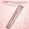 Bikini Trimmer for Women - 2 in 1 Electric Body Hair Trimmer for Silky Skin, Cordless Body Shaver for Travel, IPX7 Waterproof & Easy to Clean, Replaceable Ceramic Blade Heads, Rose Gold view 4