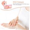 FOYTOKI 2pairs Hand Feet Wax Therapy Gloves Paraffin Supplies Set Pedicure Supplies Spa Moisturizer Exfoliating Scrub Gloves view 3