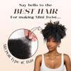 Afro Kinkys Bulk Human Hair, 22 Inch 50G/Pack Soft 4C Afro Kinky-Curly Human Hair Bulk for Twist Dreadlocks Extensions Repair Locs #27 1 Pack (27#, 22 inch) view 3