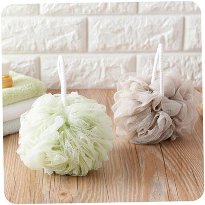 FRCOLOR 4pcs Soft Mesh Bath Sponge Balls Exfoliating Shower Pouf for Gentle Cleansing Eco- Scrubber Random Colors for All Skin Types