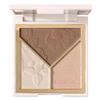 5-in-1 Highlighter Palette Face Contouring Kit, Highlighting Powder, Brown view 1