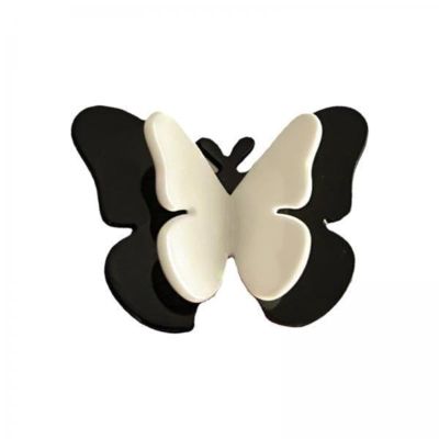 4 Pack Butterfly Hair Clips, Acrylic Hair Barrettes for Women Girls, Elegant Hair Accessories for Parties Halloween