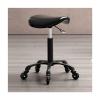 Adjustable Saddle Salon Stool Gas Lift Chair,Ergonomic Saddle Stool,Swivel Saddle Chair with Wheels(C) view 1