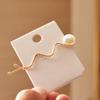 4 Pack of 10 Minimalist Metal Waved Hair Clips, Hairgrip Barrette Hairpin Set view 2