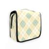 JUNZAN Hanging Toiletry Bag for Women Men Ginham Travel Cosmetic Bag with Hook Family Makeup Organizer Butter Yellow view 2