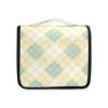 JUNZAN Hanging Toiletry Bag for Women Men Ginham Travel Cosmetic Bag with Hook Family Makeup Organizer Butter Yellow view 3