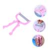 SKISUNO 1Set Manual Facial Hair Remover Non Skid Handle Durable Hair Threading Tool for Upper Lip Chin and Cheek Cost Hair Removal view 3