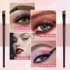 300 PCS Disposable Angled Brow Brushes for Eyebrows Bulk Eyebrow Tint Brush Flat Tapered Tinting Concealer Brush Eye Shadow Applicator Sticks Eyeliner Makeup Brushes view 3