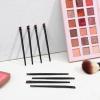 300 PCS Disposable Angled Brow Brushes for Eyebrows Bulk Eyebrow Tint Brush Flat Tapered Tinting Concealer Brush Eye Shadow Applicator Sticks Eyeliner Makeup Brushes view 4