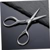 LIFKOME Men's Beard Trimmer Barber Scissors Scissors Beard Trimming Shears Stainless Steel Silver view 2
