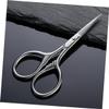 LIFKOME Men's Beard Trimmer Barber Scissors Scissors Beard Trimming Shears Stainless Steel Silver view 3