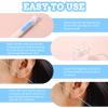 180PCS Earring Hole Cleaner Floss, Ear Piercing Floss, Earring Holes Cleaner Flosses, Ear Holes Piercing Cleaners, Disposable Piercings Hole Cleaners for Women Men(Blue) view 3