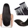 6D Hidden Hair Extension, Real Human Hair Clip in Hair Extensions for Women, Soft, Smooth Can Perm And Hair Dye And Reuse,10 Rows,28inch view 1