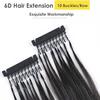6D Hidden Hair Extension, Real Human Hair Clip in Hair Extensions for Women, Soft, Smooth Can Perm And Hair Dye And Reuse,10 Rows,28inch view 2