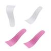 4 Pcs White and Rose Red Portable Hair Wax Cleansing Spatulas Sticks Mask Scraper Plastic Waxing Applicator Creams Hair Removal Beauty Tools view 1