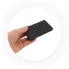 Happyyami Rectangular Black 3-Grid Eyeshadow Palette Brush Slots Refillable Makeup Organizer for Blush and Lipstick Samples Travel-Friendly Cosmetic Container for Women view 3