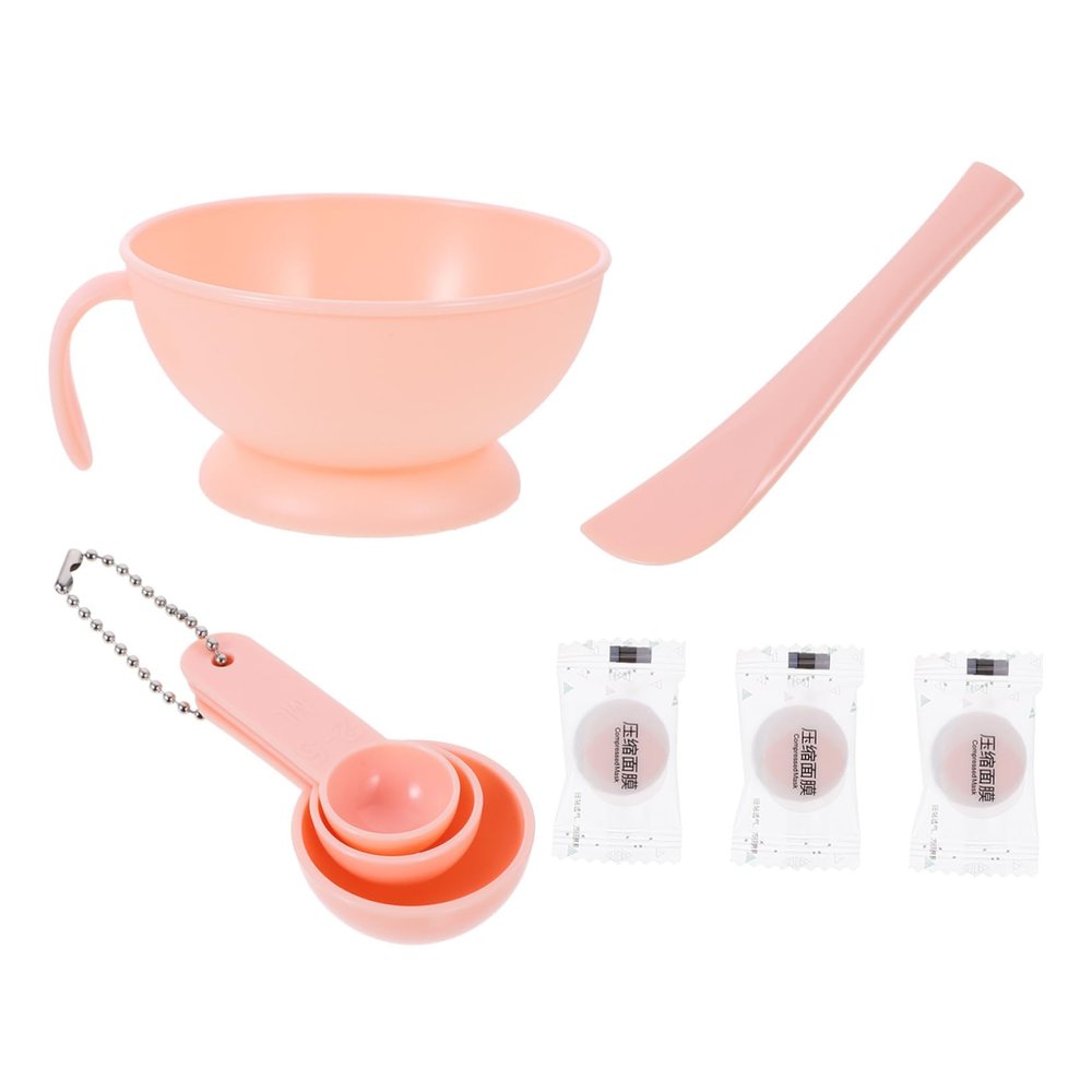 Beaupretty 1Set Silicone Facial Mask Tool Kit Durable Reusable Mask Bowls with Mixing Stick for Homemade Beauty Treatments Convenient for Daily Use and Present Giving
