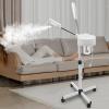 2-in-1 Facial Steamer with 5X Magnifying Lamp, Adjustable Mist, Deep Cleaning for Personal Skin Care, Face Steamer for Esthetician, Professional Facial Humidifier for Home Beauty Salon, White view 3
