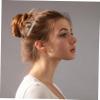 BIUDECO 1set Rhinestone Hairpins Silver Bobby Hairpins for Women Metal for Buns Stylish for Party Wedding view 4