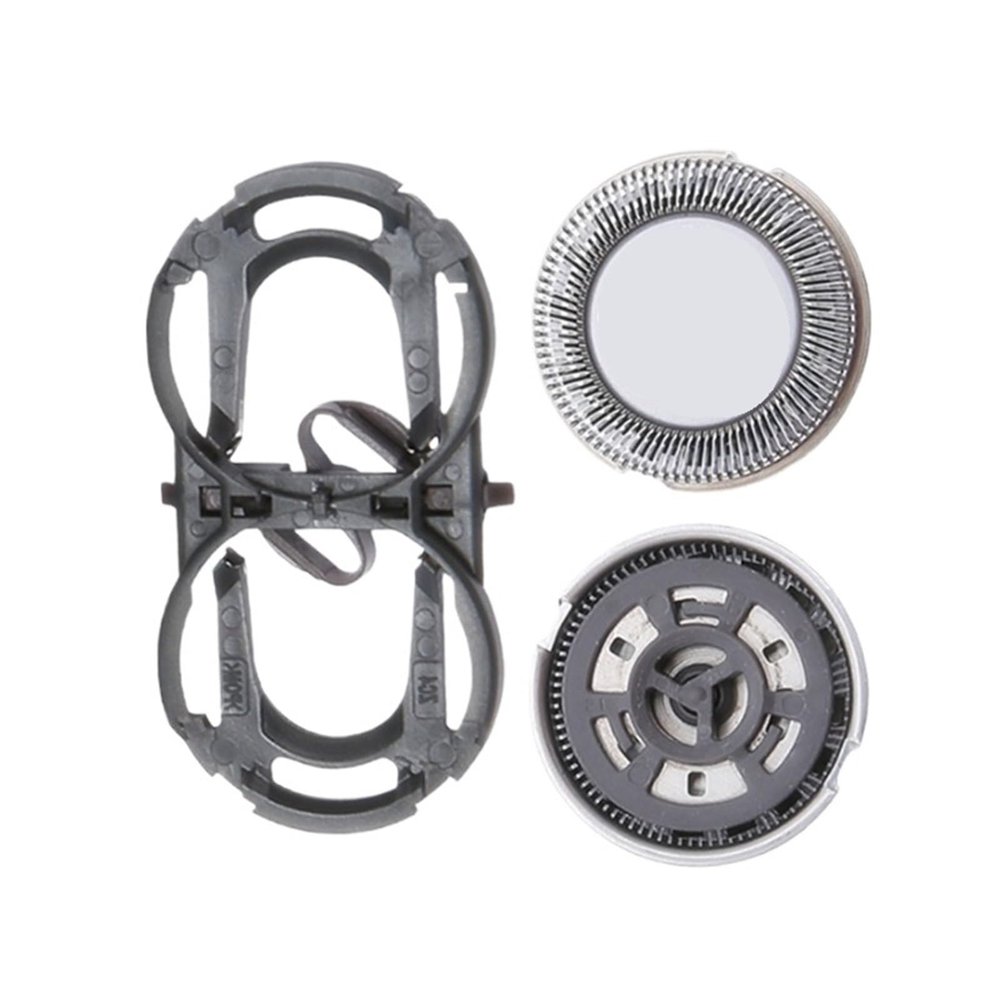 SOKNKSTF Stainless Steel Universal Razor Blades Shaving Heads with ABS Mount Holder Kit ReplacementCompatible for PhilipsPQ182 PQ183 PQ206_A66K