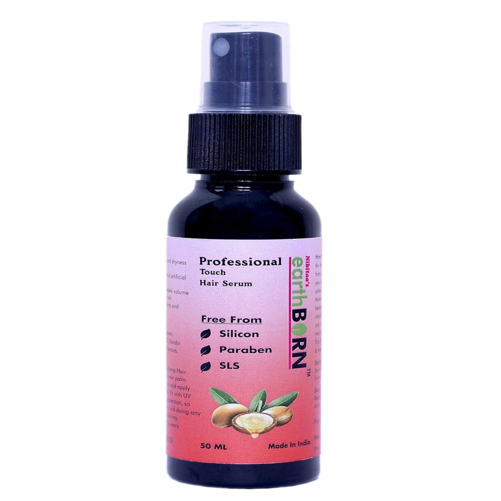Nikitaas earthborn Professional Touch Hair Serum | 100% Vegan & Organic which Nourishes with Instant Shine | 50 ml