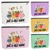 5 Pack Funny Cute Animal Goose Decor Lovers Gift Goose Gifts Makeup Bag, Travel Cosmetic Bags for Women,Sister Doctor Coworker Leader Mom Grandma Toiletry Bag Girls Trip Birthday Christmas Thank You view 1