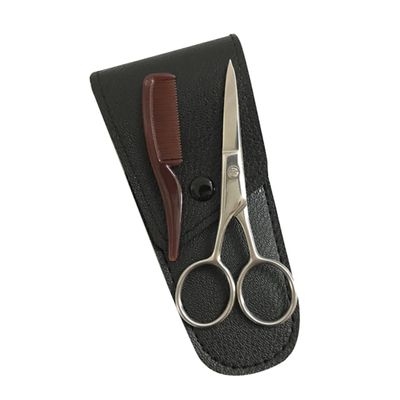 Vaguelly Meridian Trimmer Eyebrow Scissors Women Hair Cutting Scissors Stainless Steel Beard Trimmer for Men