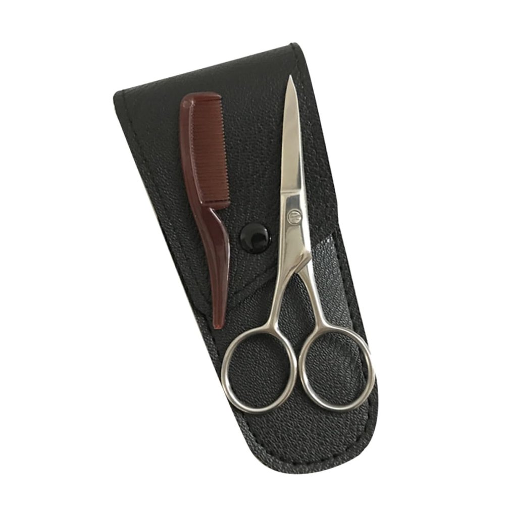 Vaguelly Meridian Trimmer Eyebrow Scissors Women Hair Cutting Scissors Stainless Steel Beard Trimmer for Men