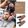 LIFKOME 2pcs Dual-sided Razor Sharpening Strap Leather Strop for Home Use Barber Shops Durable Manual Razor Smoothing Tool for Final Sharpening and view 2