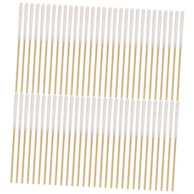 Beaupretty 60pcs Long Cotton Swabs for Makeup Disposable Cleaning Sticks for Beauty Treatments Womens Makeup Accessories Ear Cleaning and Skin Care