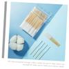 Beaupretty 60pcs Long Cotton Swabs for Makeup Disposable Cleaning Sticks for Beauty Treatments Womens Makeup Accessories Ear Cleaning and Skin Care view 4