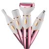 Electric Razors for Women, 4 in 1 Electric Shaver for Women, Wet & Dry Ipx7 Waterproof Bikini Trimmer and Facial Hair Remover, Painless Ladies Body Razors for Nose Eyebrow Arms Armpit Legs Pubic Area view 1