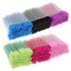 1200 Pcs Disposable Mascara Wands Crystal Eyelash Spoolies Eye brow Brush for Eye Lash Extension Colorful Eyebrow brush disposable eyelash wands Makeup brushes view 1