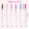 1200 Pcs Disposable Mascara Wands Crystal Eyelash Spoolies Eye brow Brush for Eye Lash Extension Colorful Eyebrow brush disposable eyelash wands Makeup brushes view 2