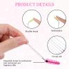 1200 Pcs Disposable Mascara Wands Crystal Eyelash Spoolies Eye brow Brush for Eye Lash Extension Colorful Eyebrow brush disposable eyelash wands Makeup brushes view 3