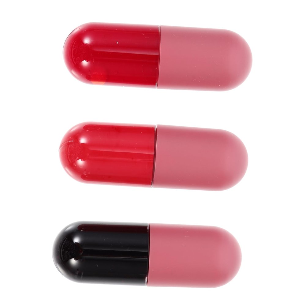 PACKOVE 3pcs Lip Gloss Alternative Lip Tint Pomade Moisturizing Vitamin Protector Day Night Gloss