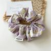 2 Pcs Spring Women's Large Lace Floral Scrunchies for Thin Thick Curly Hair, Strawberry Fruit Love Heart Big Hair Ties Elastic Hair Bands Ponytail Holders for Autumn (5.5inches vine flower strawberry) view 3