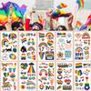 100+ Pride Temporary Tattoos LGBT Gay Pride Tattoos Sticker Rainbow Body Art Waterproof Decal for Pride Month Parade Throws Party Favors view 2