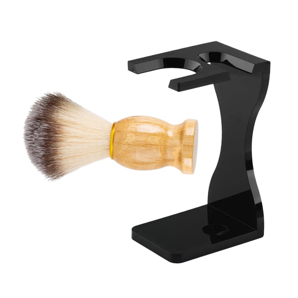 Healvian 1set Shave Brush Holder Non- Base for and Brush Storage for Men Grooming and Bathroom Organization