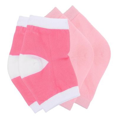 LIFKOME 2pairs Gel Socks for Women Heel Grip Socks Cracking Hospital Breathable Foot Sleeves