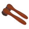 FOMIYES 2pcs Ergonomic Soft Bristle Face Brush Shoe Polish Applicator Multi-use Cleaning Tool for Skin Hair Horse Boot view 1