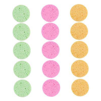 Outanaya 15Pcs Rounded Makeup Comfortable Cosmetics for Application for Natural Look Present Ideas Includes Each