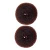 BATHVEVE 2pcs Hair Bun Maker Easy Use Faux Hair Bun Accessories for Women Versatile and Updo Styling Tool for All Occasions Bridal view 1